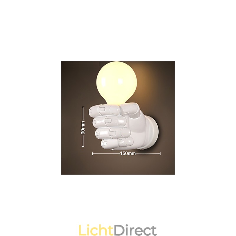 Europese Muur Rechterhand Creatieve Retro Vuist Wandlamp Verlichting