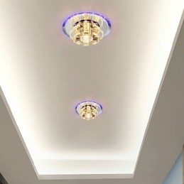 Kristallen plafondlamp Spotlight SMD 3W Creatieve lamp Absorb Dome Light