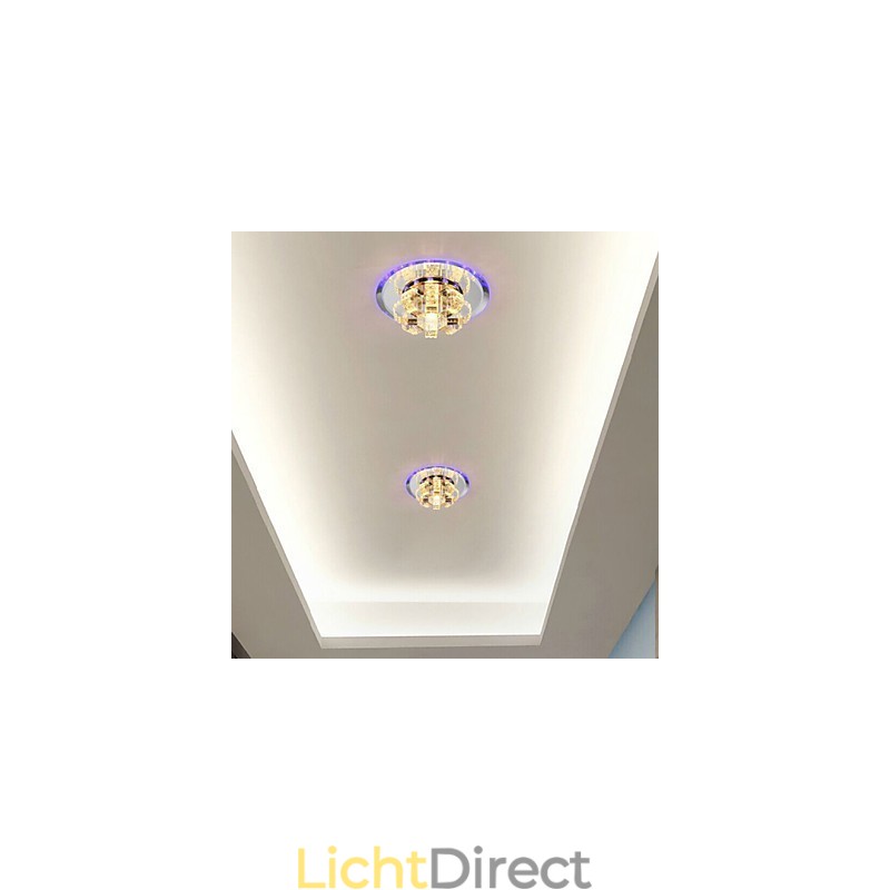 Kristallen plafondlamp Spotlight SMD 3W Creatieve lamp Absorb Dome Light