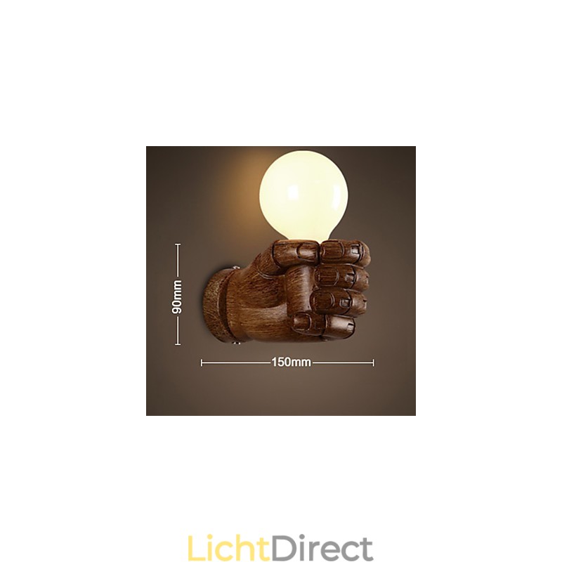 Europese Muur Creatieve Retro Vuist Wandlamp Verlichting