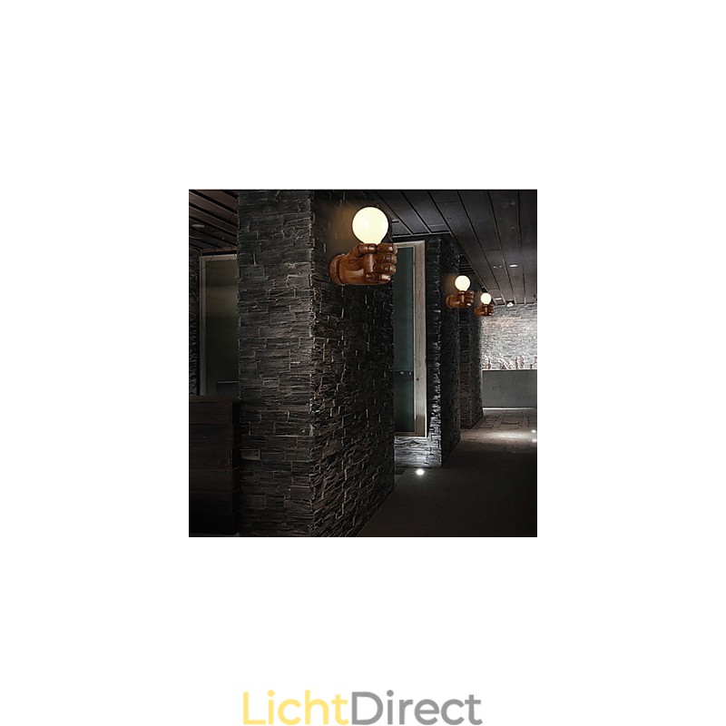 Europese Muur Creatieve Retro Vuist Wandlamp Verlichting