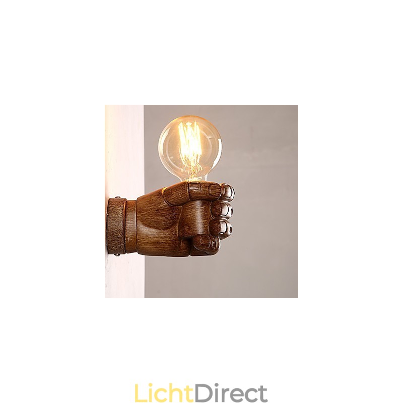 Europese Muur Creatieve Retro Vuist Wandlamp Verlichting