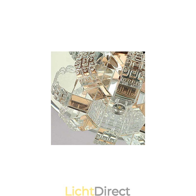 Kristallen plafondlamp Spotlight SMD 3W Creatieve lamp Absorb Dome Light