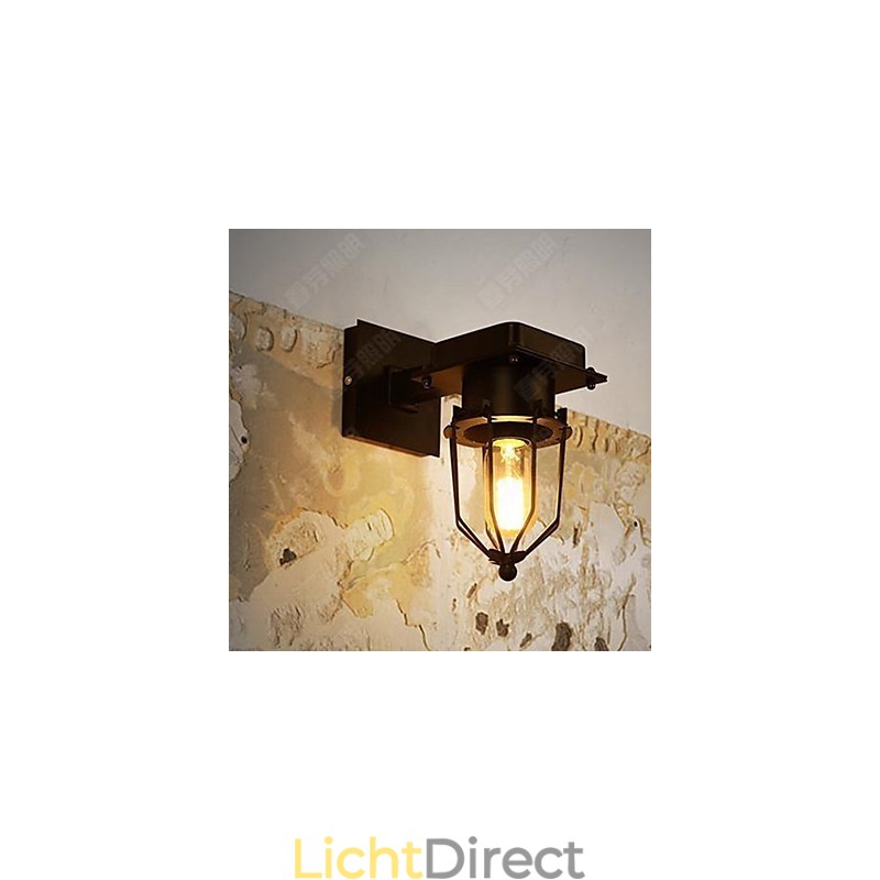 Loft Industriële Retro Wandlamp met Enkele Kop
