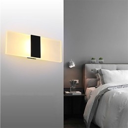 Moderne Stijl Eenvoud Acryl Wandlamp Woonkamer Hal Café Slaapkamer Kinderkamer Nachtkastje Lamp