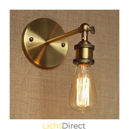 Amerikaanse bar café restaurant nachtkastje minimalistische gangpad bronzen smeedijzeren wandlamp