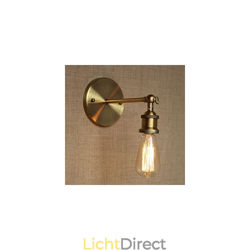 Amerikaanse bar café restaurant nachtkastje minimalistische gangpad bronzen smeedijzeren wandlamp