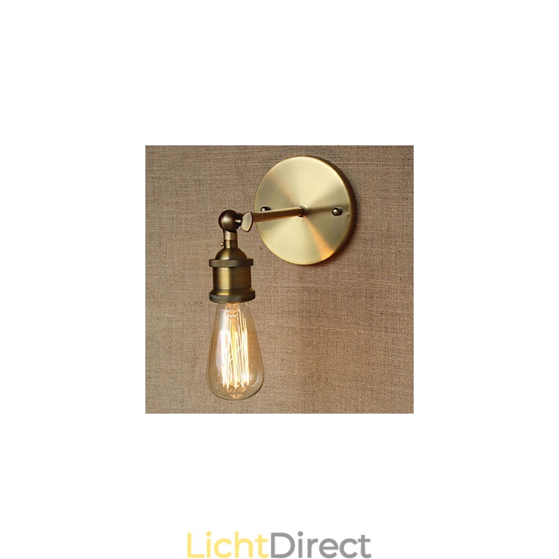 Amerikaanse bar café restaurant nachtkastje minimalistische gangpad bronzen smeedijzeren wandlamp