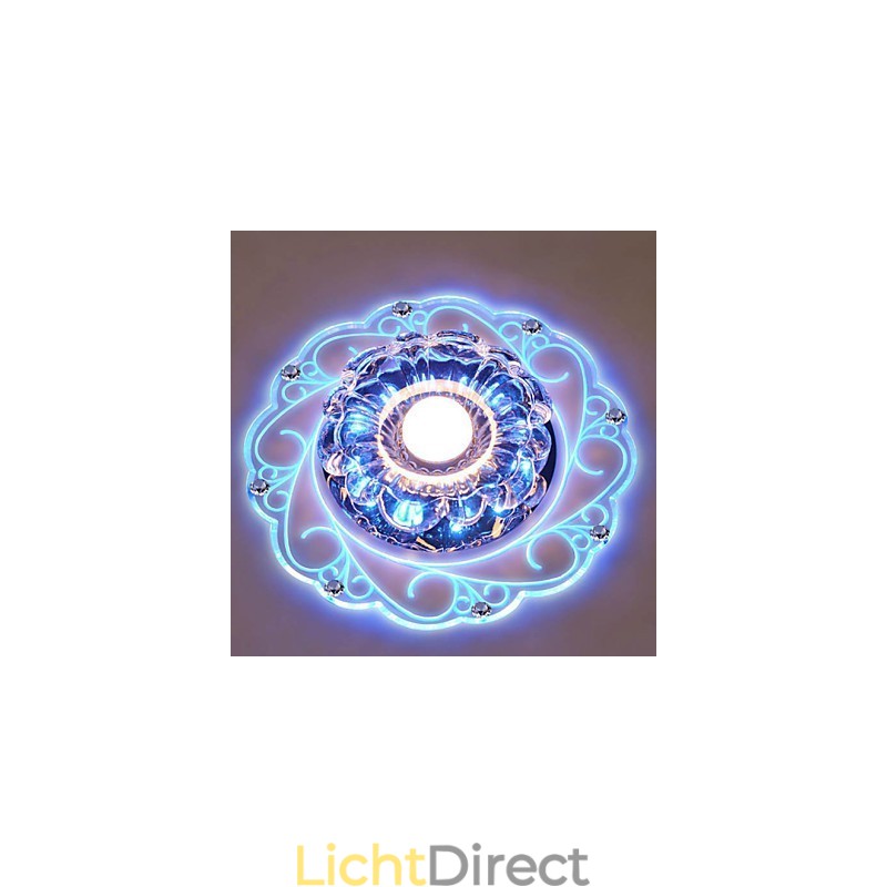 Kristallen plafondlamp Spotlight SMD 3W Creatieve lamp Buislamp Kleurrijke kleur Koepellamp