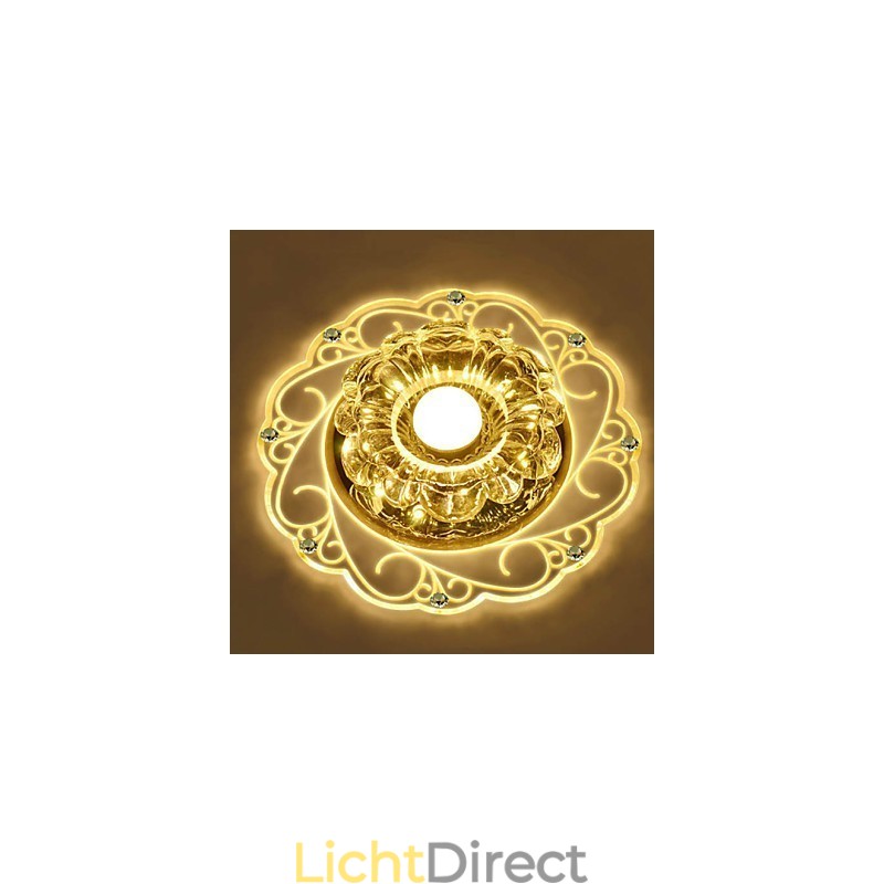 Kristallen plafondlamp Spotlight SMD 3W Creatieve lamp Buislamp Kleurrijke kleur Koepellamp