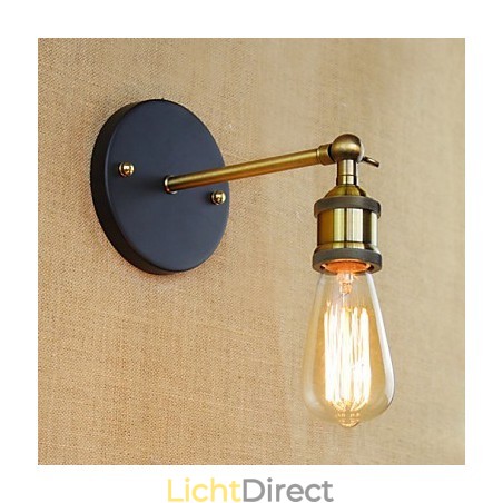 Amerikaanse bar café restaurant nachtkastje minimalistische gang ijzeren wandlamp