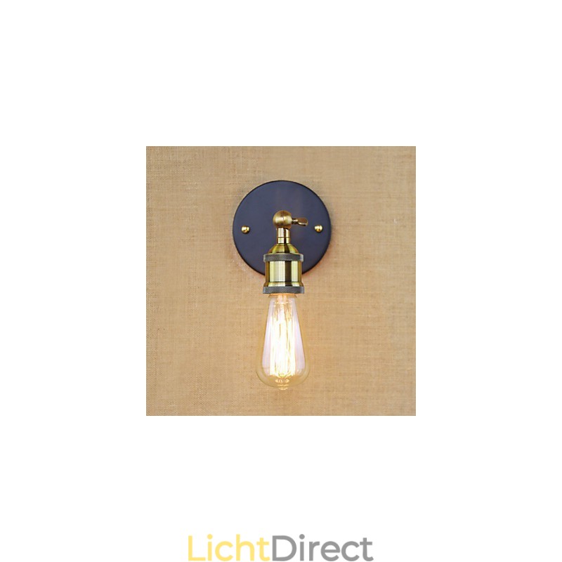 Amerikaanse bar café restaurant nachtkastje minimalistische gang ijzeren wandlamp