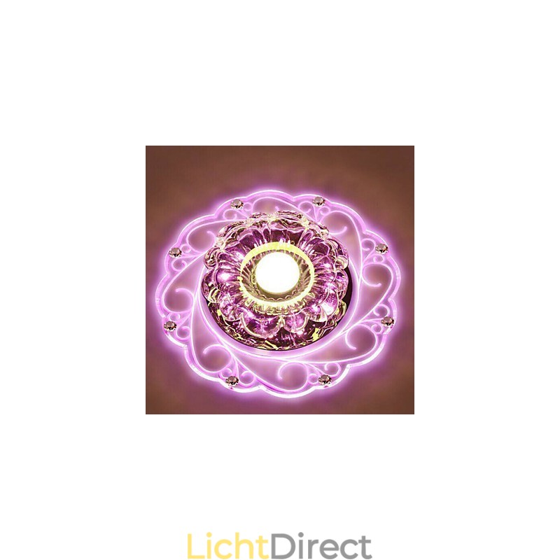 Kristallen plafondlamp Spotlight SMD 3W Creatieve lamp Buislamp Kleurrijke kleur Koepellamp