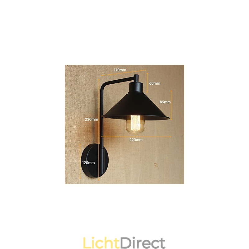 Moderne minimalistische gangpad magazijn balkon veranda ijzeren decoratieve wandlamp