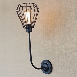 Amerikaanse Country Creative Iron Elbow Antieke Enkele Hoofdlamp Nachtkastje