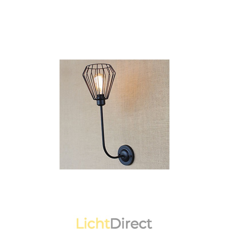 Amerikaanse Country Creative Iron Elbow Antieke Enkele Hoofdlamp Nachtkastje