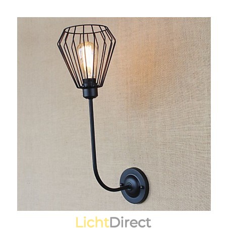 Amerikaanse Country Creative Iron Elbow Antieke Enkele Hoofdlamp Nachtkastje