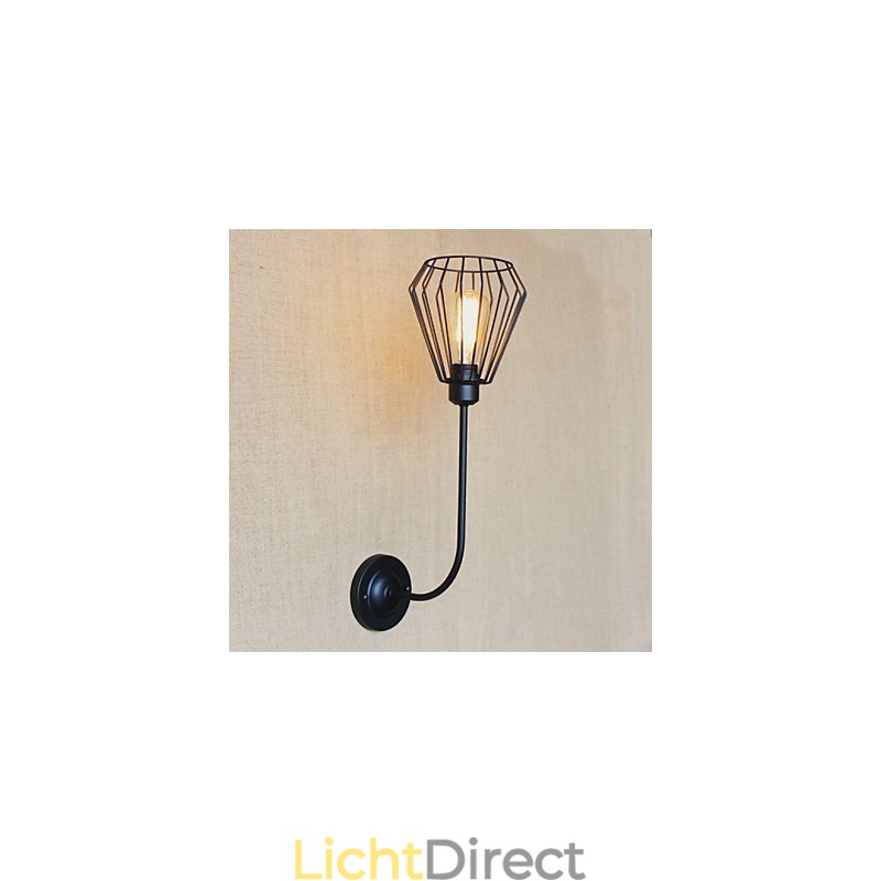 Amerikaanse Country Creative Iron Elbow Antieke Enkele Hoofdlamp Nachtkastje