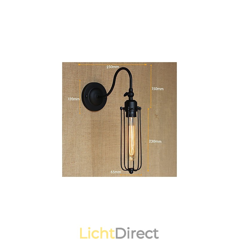 Kunst Minimalistisch Mat Zwart Amerikaans Landelijk Woonkamer Lamp Slaapkamer Balkon Wandlamp Bedlamp