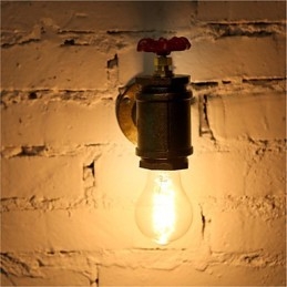 Vintage Industriële Waterpijp Wandlampen Loft Edison Licht voor Bar Restaurant Wandarmaturen Verlichting