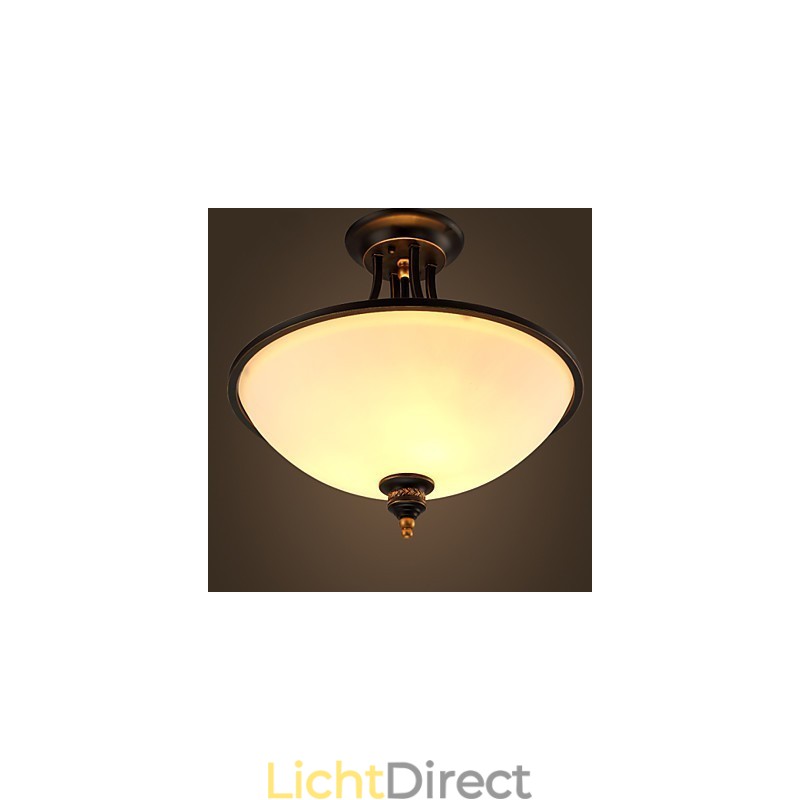 Eenvoudige pastorale plafondlampen brons Phnom Penh Amerikaanse landelijke Europese plafondlampen lamp