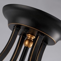 Eenvoudige pastorale plafondlampen brons Phnom Penh Amerikaanse landelijke Europese plafondlampen lamp