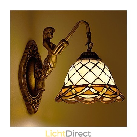 Europees gecontracteerd landelijk creatief smeedijzeren wandlamp glazen lampen Europees gecontracteerd landelijk creatief smeedijzeren wandlamp glazen lampen