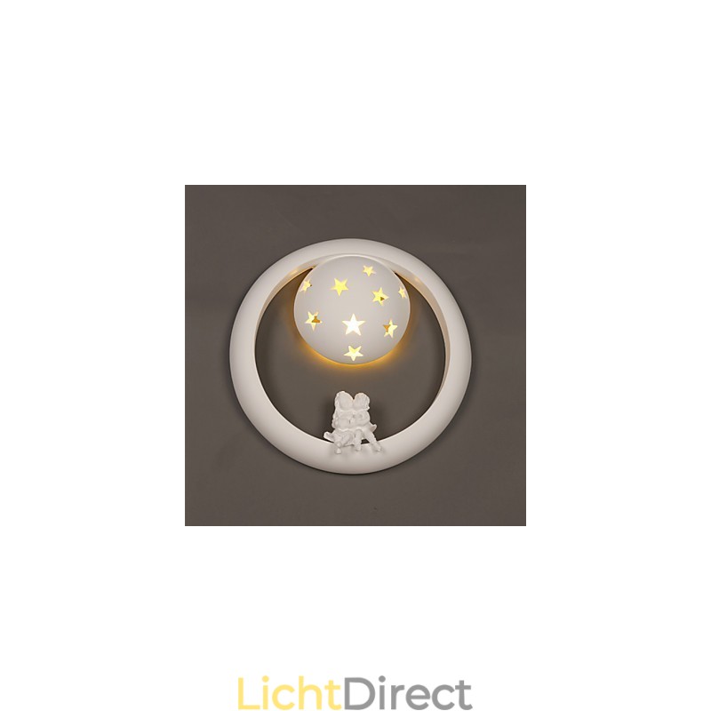 Zoete pastorale gips leuke kinderkamer veranda wandlamp lichten