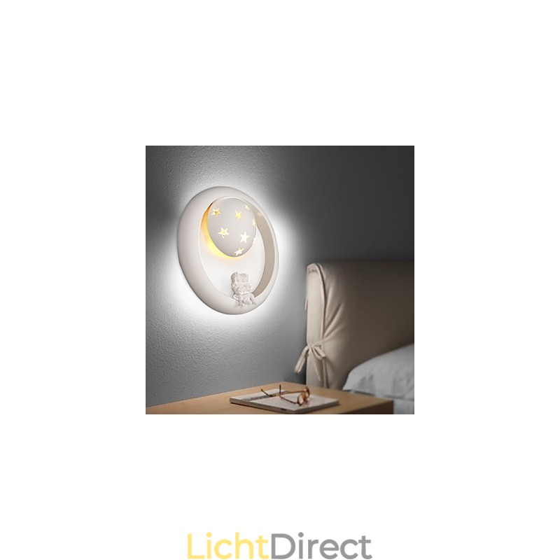 Zoete pastorale gips leuke kinderkamer veranda wandlamp lichten