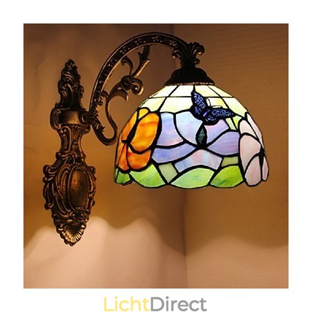 Europees Mediterrane Gecontracteerde Landelijke Creatieve Smeedijzeren Wandlamp Glazen Verlichting Europees Mediterrane Gecontracteerde Landelijke Creatieve Smeedijzeren Wandlamp Glazen Verlichting