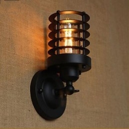 Donkere gangtrap Het balkon van het hoofdeinde van een bed Decoratieve wandlamp