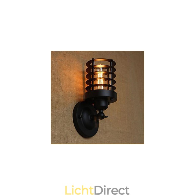 Donkere gangtrap Het balkon van het hoofdeinde van een bed Decoratieve wandlamp