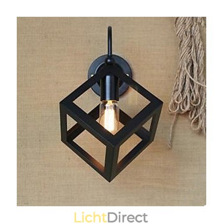 Bar Kledingwinkel Restaurant Trap Xuan Industrieel Vierkant Raam Versiert Wandlamp