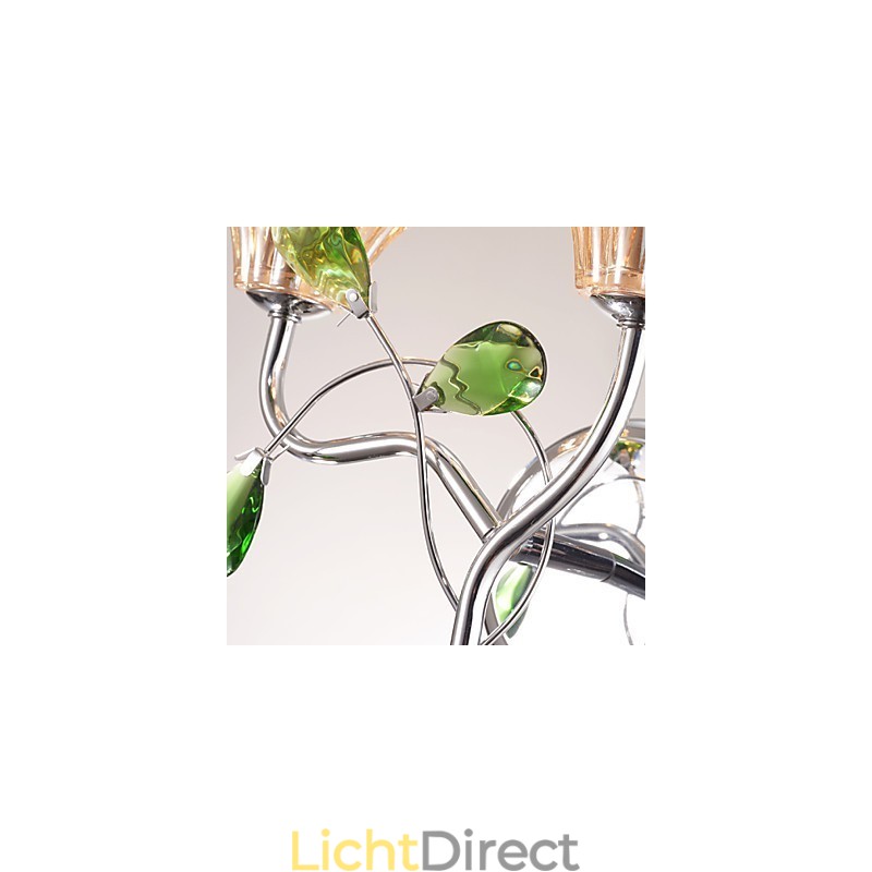 Wandlampen Badkamerverlichting Kaars Wandlampen Kristal Modern Hedendaags Metaal