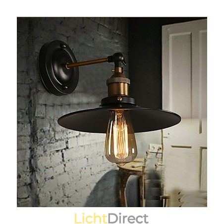 Creatieve Nordic Light enkele kop zwarte paraplu wandlamp herstelt oude manieren licht Creatieve Nordic Light enkele kop zwarte paraplu wandlamp herstelt oude manieren licht