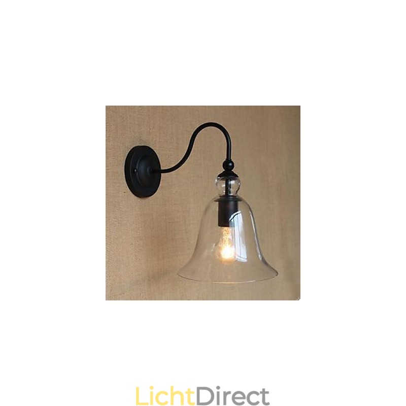 Gecontracteerde zitkamer glazen gang versiert wandlamp
