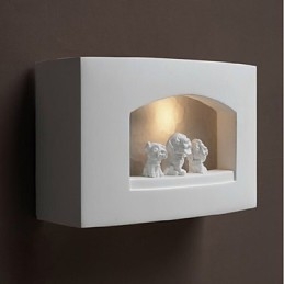 Hedendaagse en gecontracteerde creatieve slaapkamer gips wandlamp wandlamp verlichting