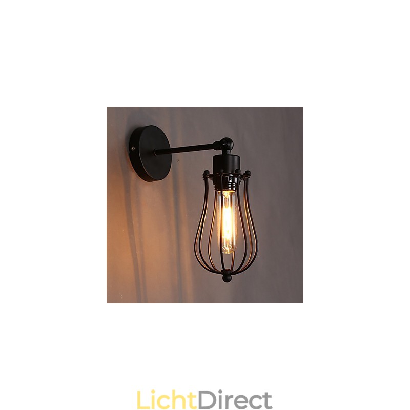 Creatieve persoonlijkheid decoratieve smeedijzeren retro grapefruit wandlamp