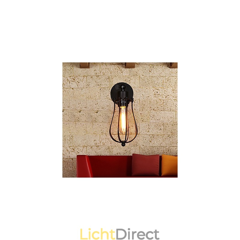 Creatieve persoonlijkheid decoratieve smeedijzeren retro grapefruit wandlamp