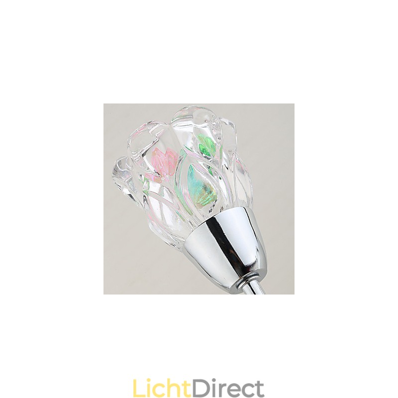 Creatieve bloemen, eigentijdse en gecontracteerde creatieve kristallen wandlampverlichting