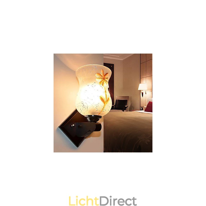 Massief houten creatieve wandlamp van de slaapkamer Het hoofdeinde van een bedverlichting