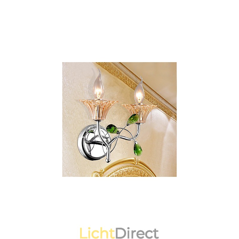 Europese Stijl Creatieve Hedendaagse En Gecontracteerde Kristallen Wandlamp Verlichting