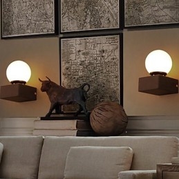 Ball Loft Creatieve Wandlamp Smeedijzeren Wandlamp Herstellende Oude Manieren Verlichting