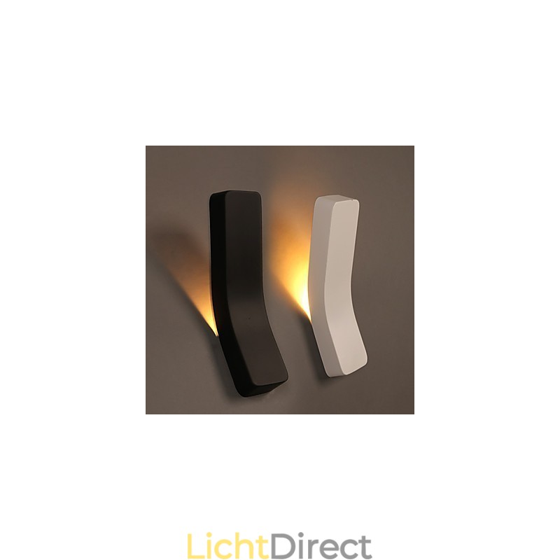 Gecontracteerde en hedendaagse creatieve gebogen smeedijzeren wandlamp Power Lights