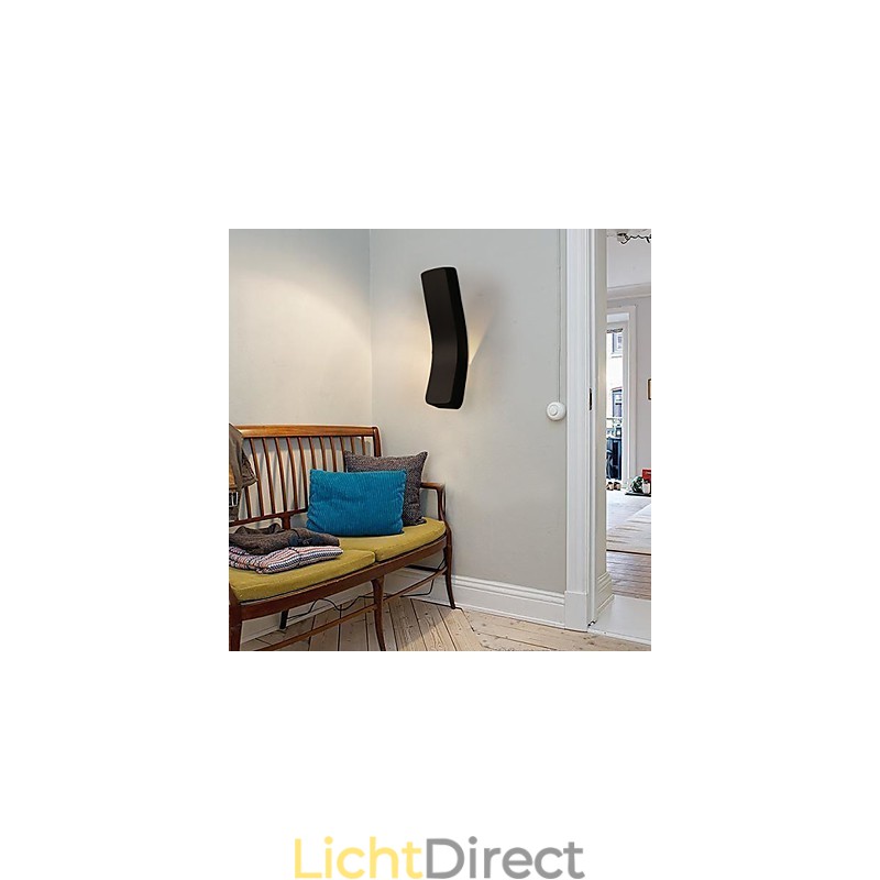Gecontracteerde en hedendaagse creatieve gebogen smeedijzeren wandlamp Power Lights