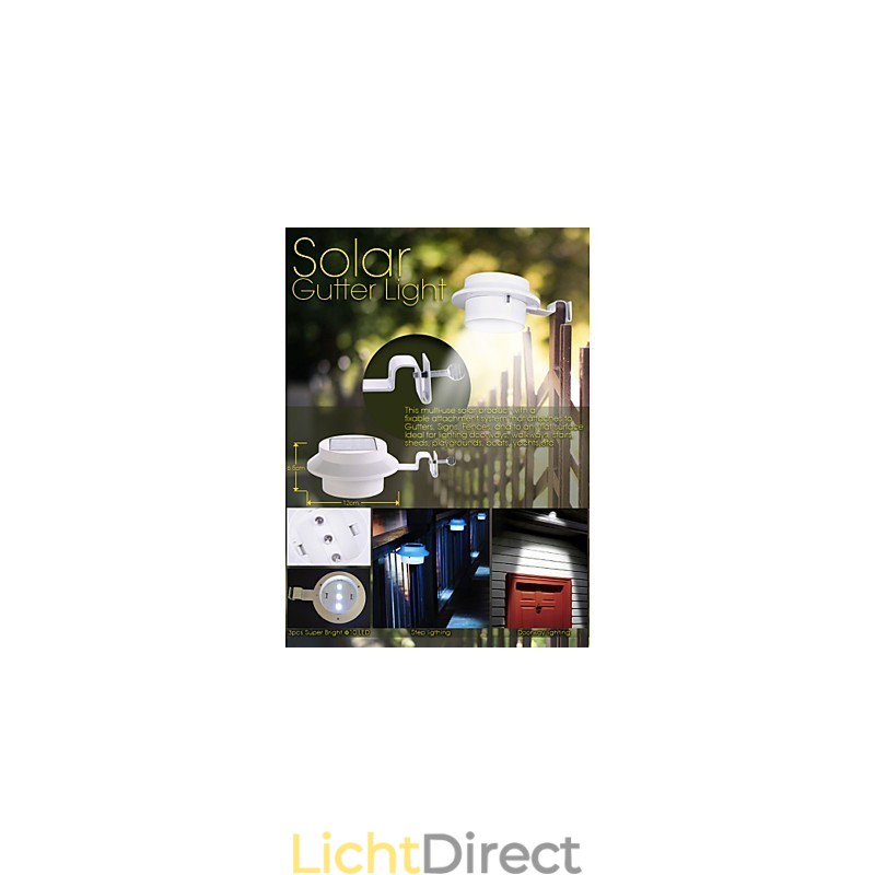 Zonne-daklamp Hek Heklamp Verlichting Gangverlichting Wandlamp Wastafel