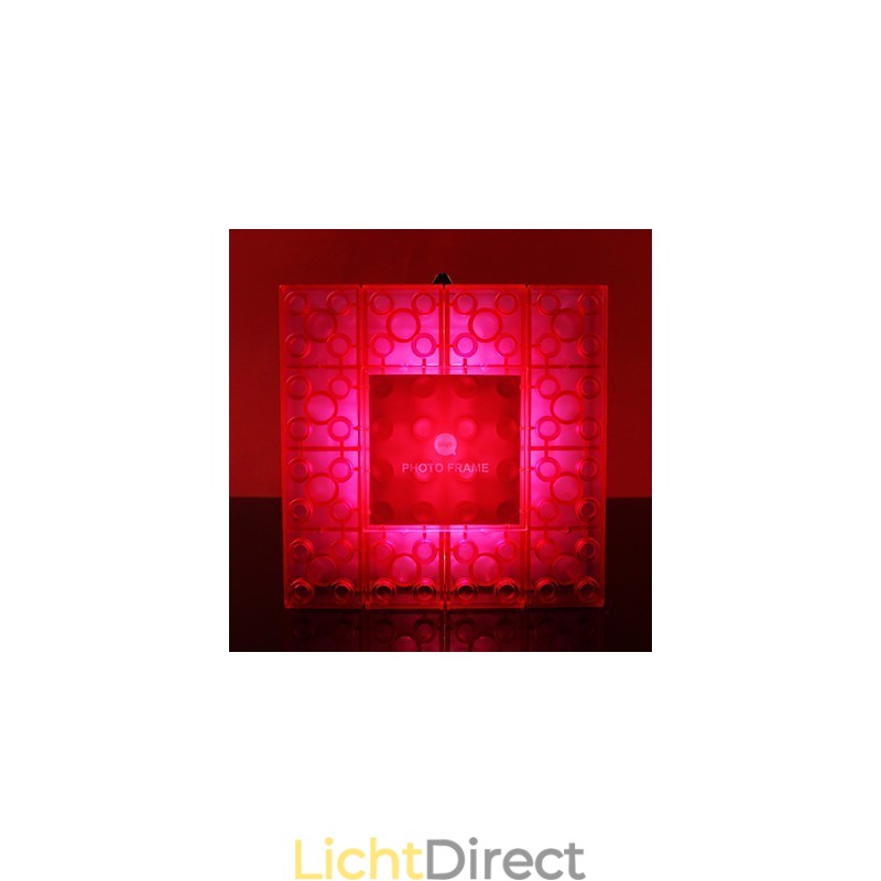 Creatieve blokken frame lichtgekleurde schattige kleine cadeaus wandlamp riem haak verlichting