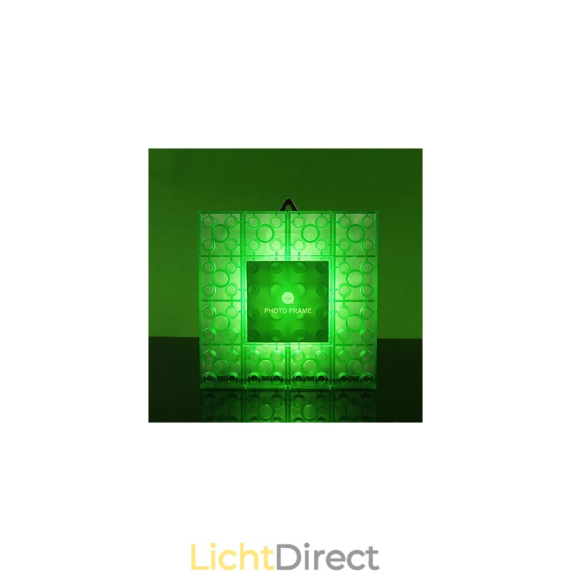 Creatieve blokken frame lichtgekleurde schattige kleine cadeaus wandlamp riem haak verlichting