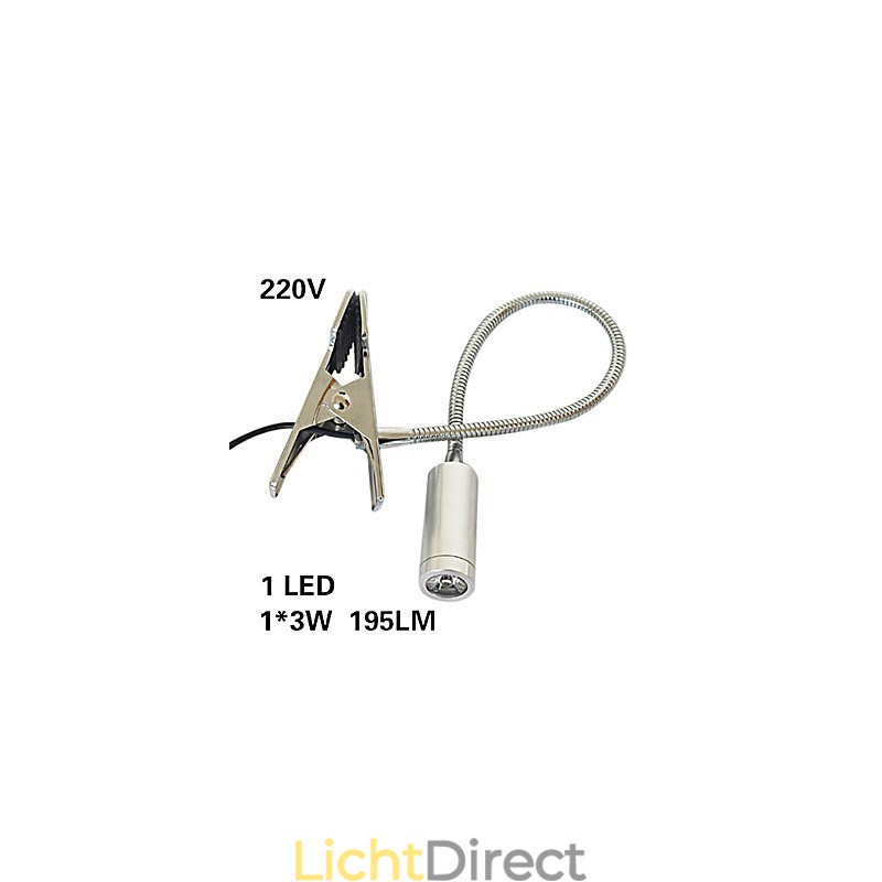 Aluminium Wandlamp Spotlight Spiegellamp