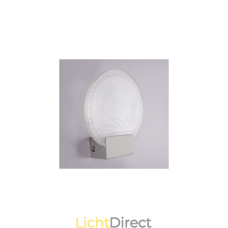 Acryl Wandlamp PVC Lamp Licht Chip Modern Hedendaags Metaal 5W